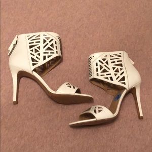 Nine West White Heels